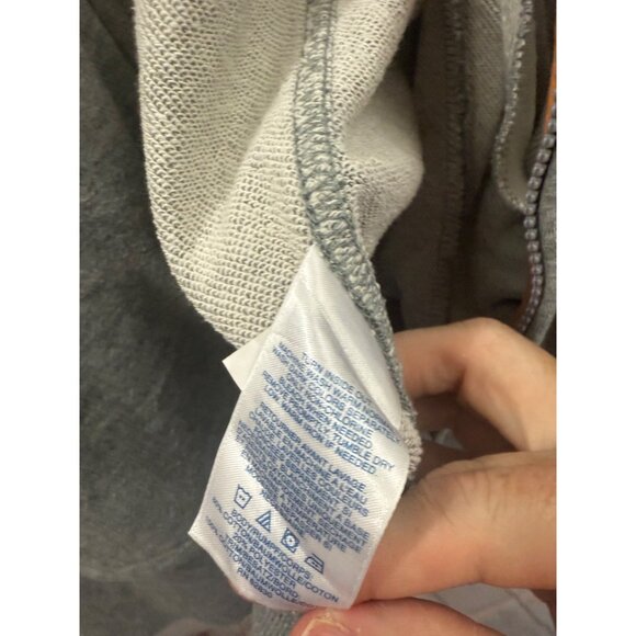 Lands End Zip Up Sweatshirt Mens Size XXL Gray Color Block Jacket - Picture 7 of 8